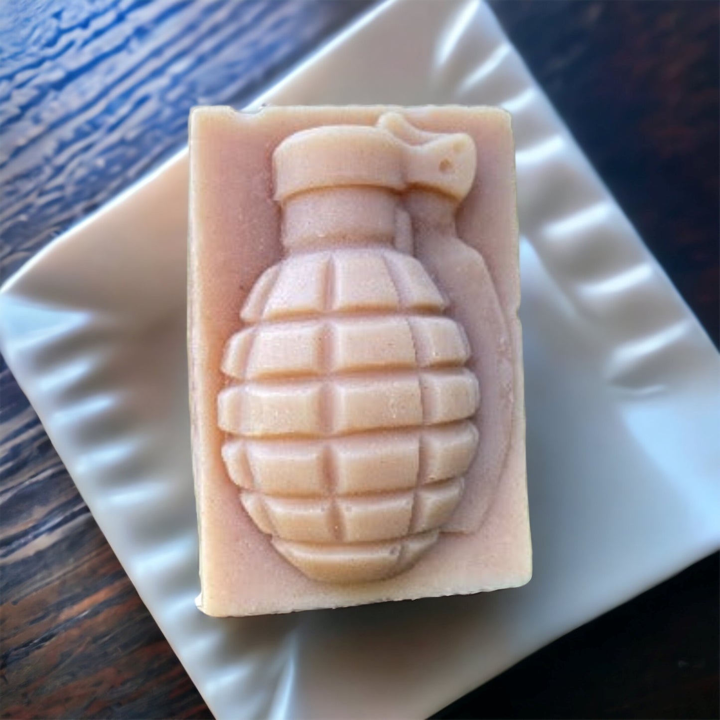 Peppermint essential oil soap bar.  All Natural vegan soap.  Made by Veteran Owned Company.