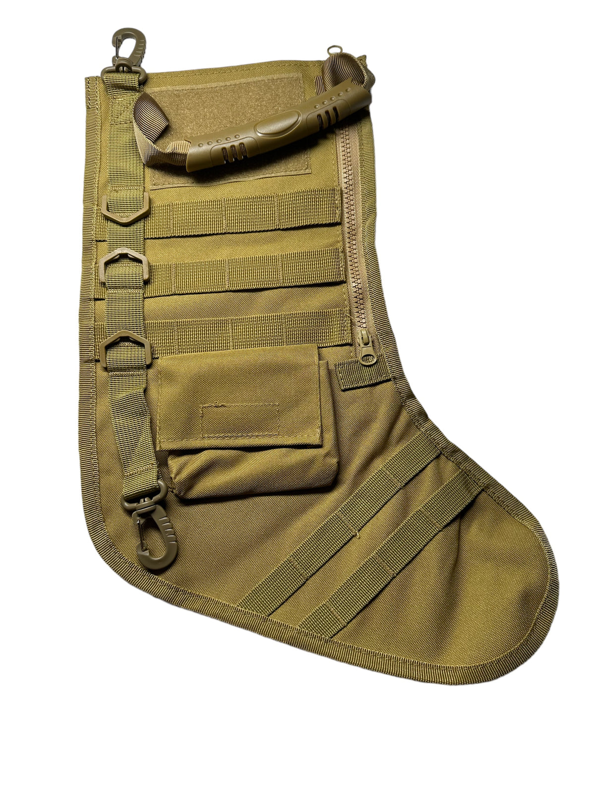 Coyote tactical MOLLE Christmas stocking