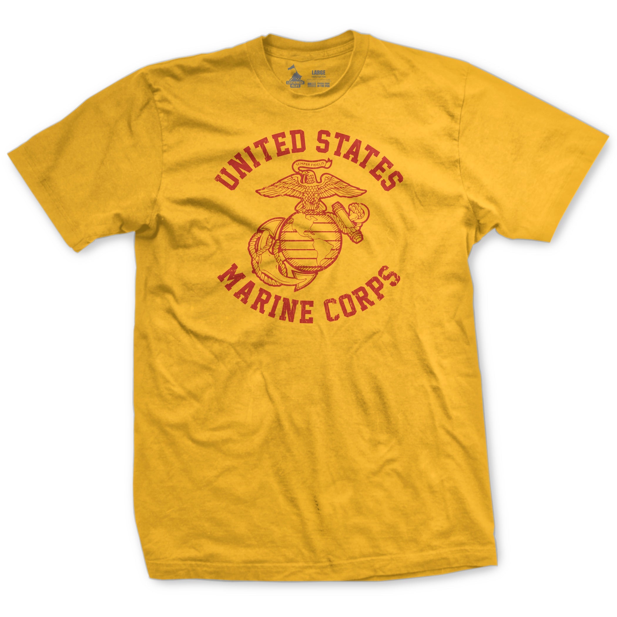 Old School '80s Gunny Highway Tee-Gold – kbarsoapco