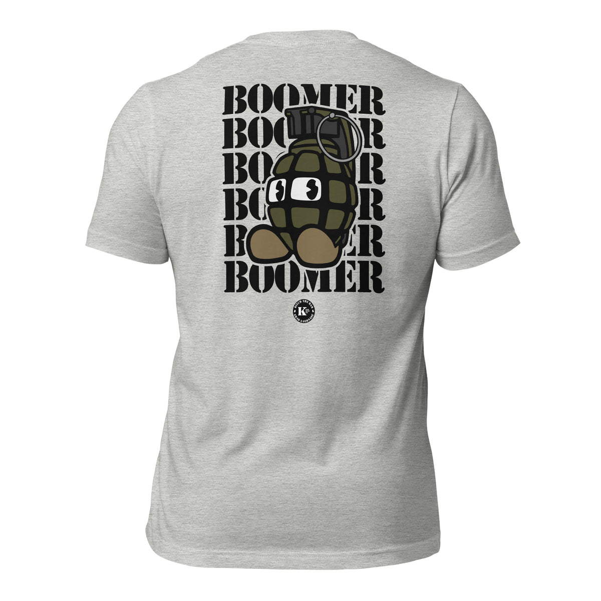 Boomer Backed Bella Canvas Unisex T grooming product product photo – K Bar Soap Co