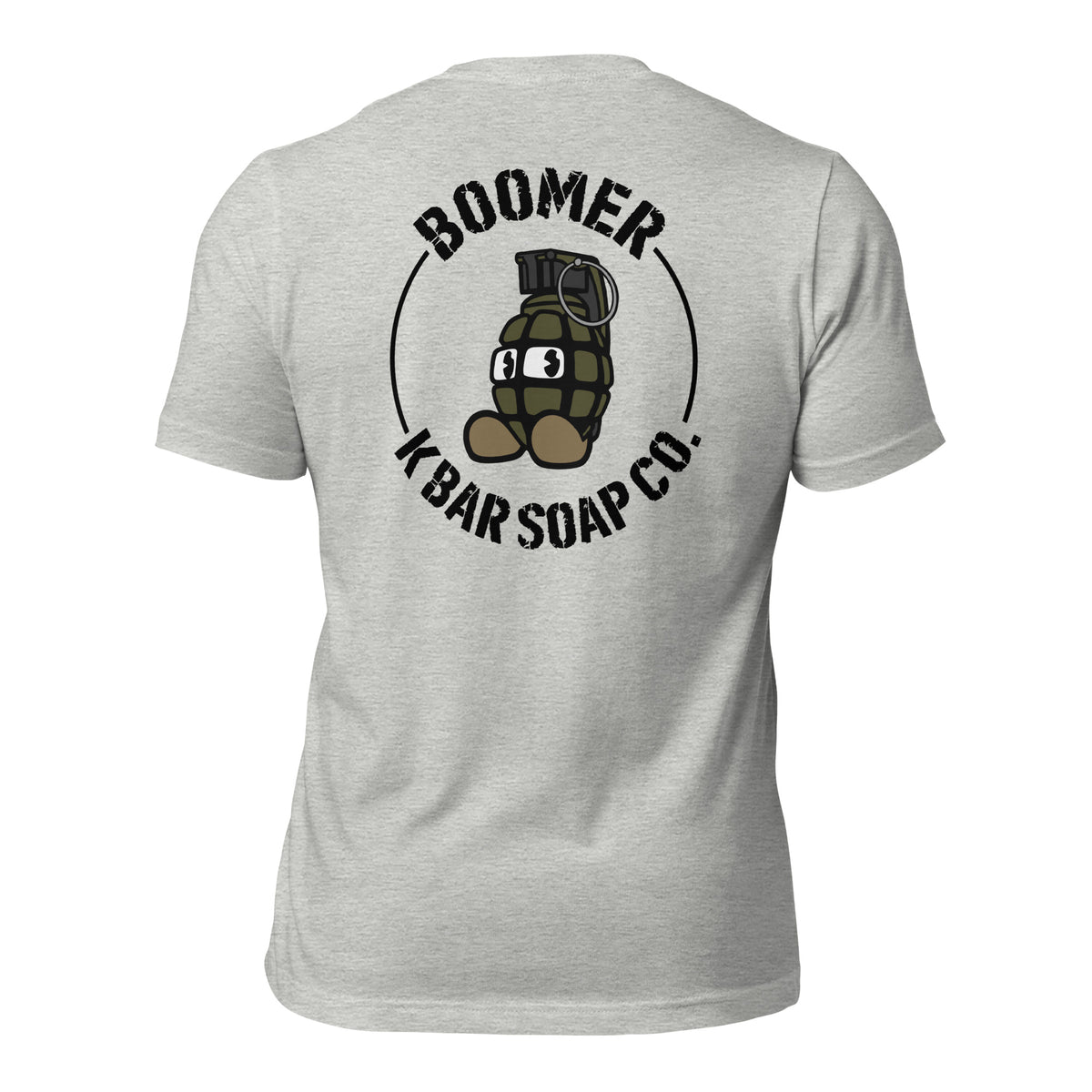 Boomer Logo Bella Canvas T grooming product product photo – K Bar Soap Co