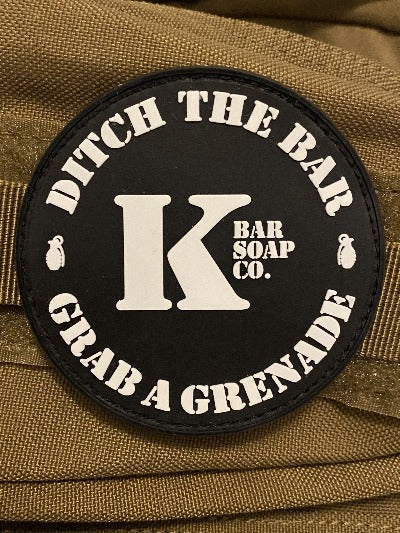 Ditch the Bar Grab a Grenade Logo Patch