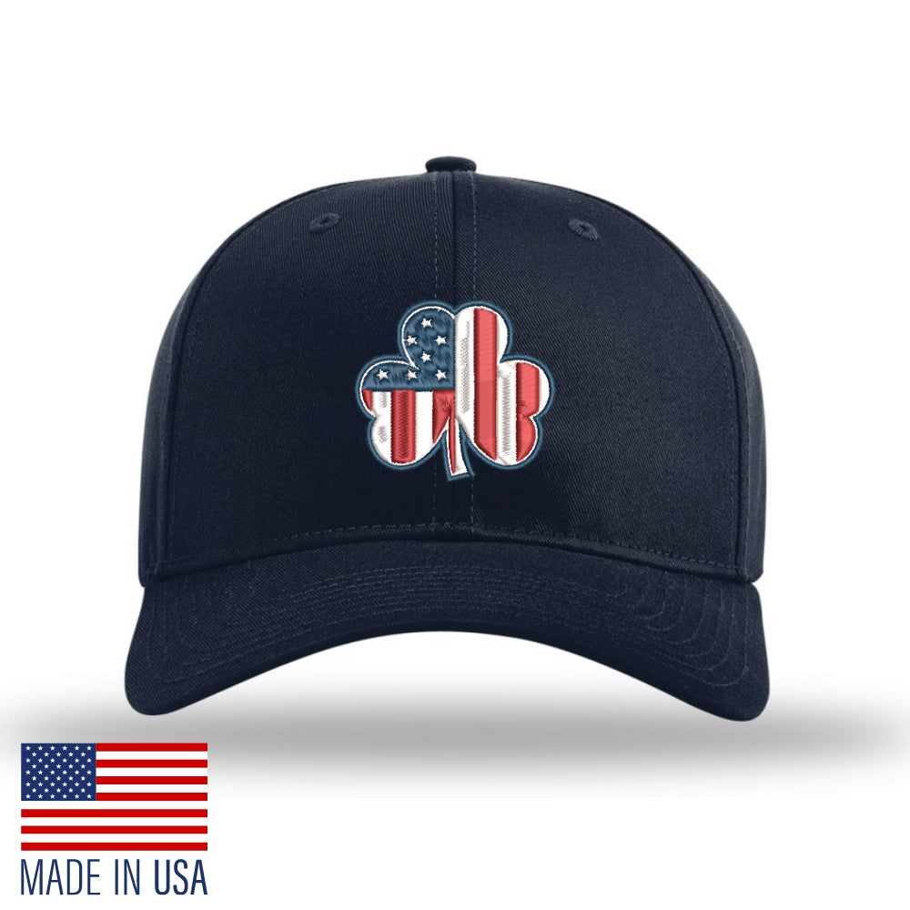 
                  
                    American Flag Shamrock Structured Hat
                  
                