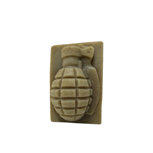 K-bar soap in shape of a grenade 