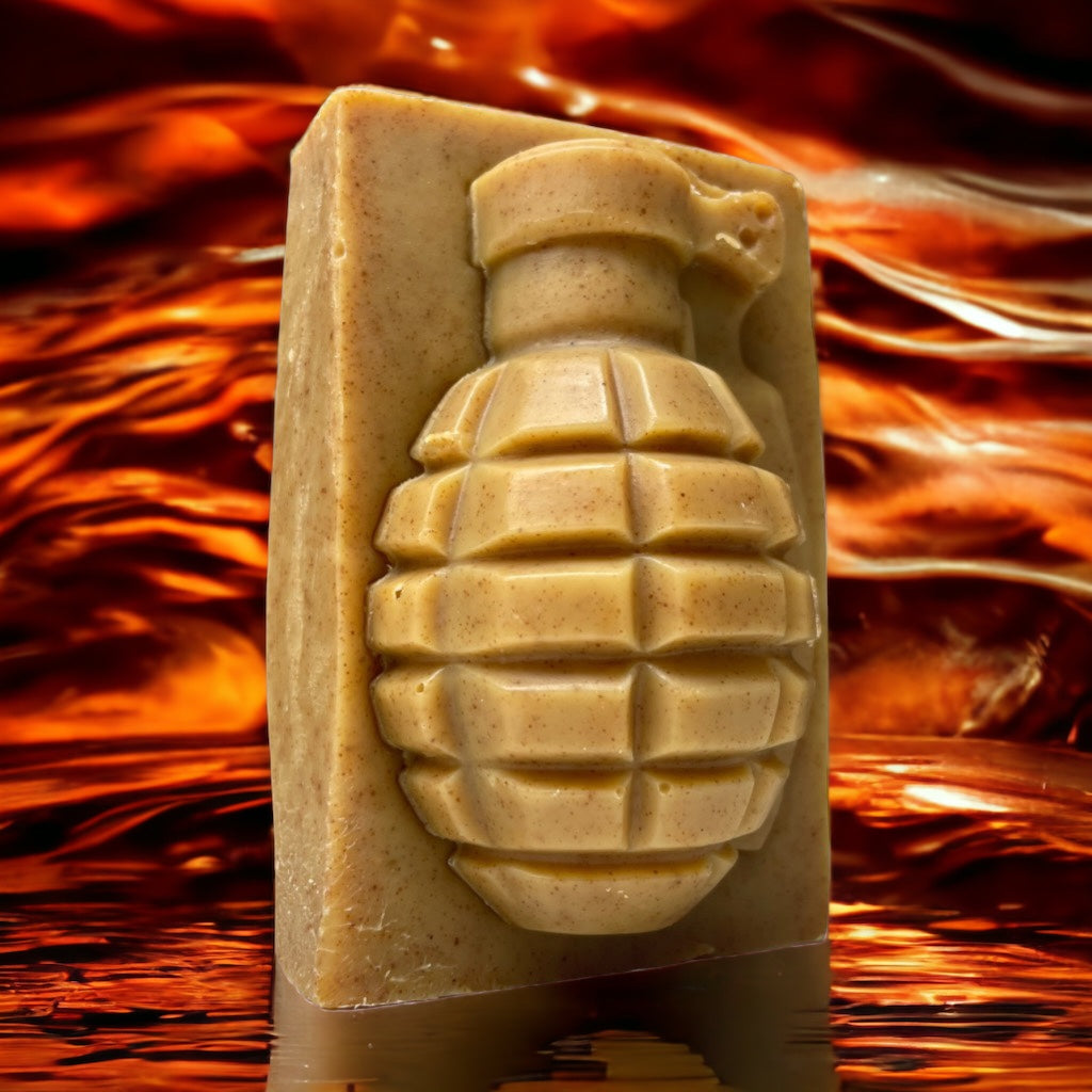 
                  
                    Napalm in AM Natural Grenade Soap
                  
                