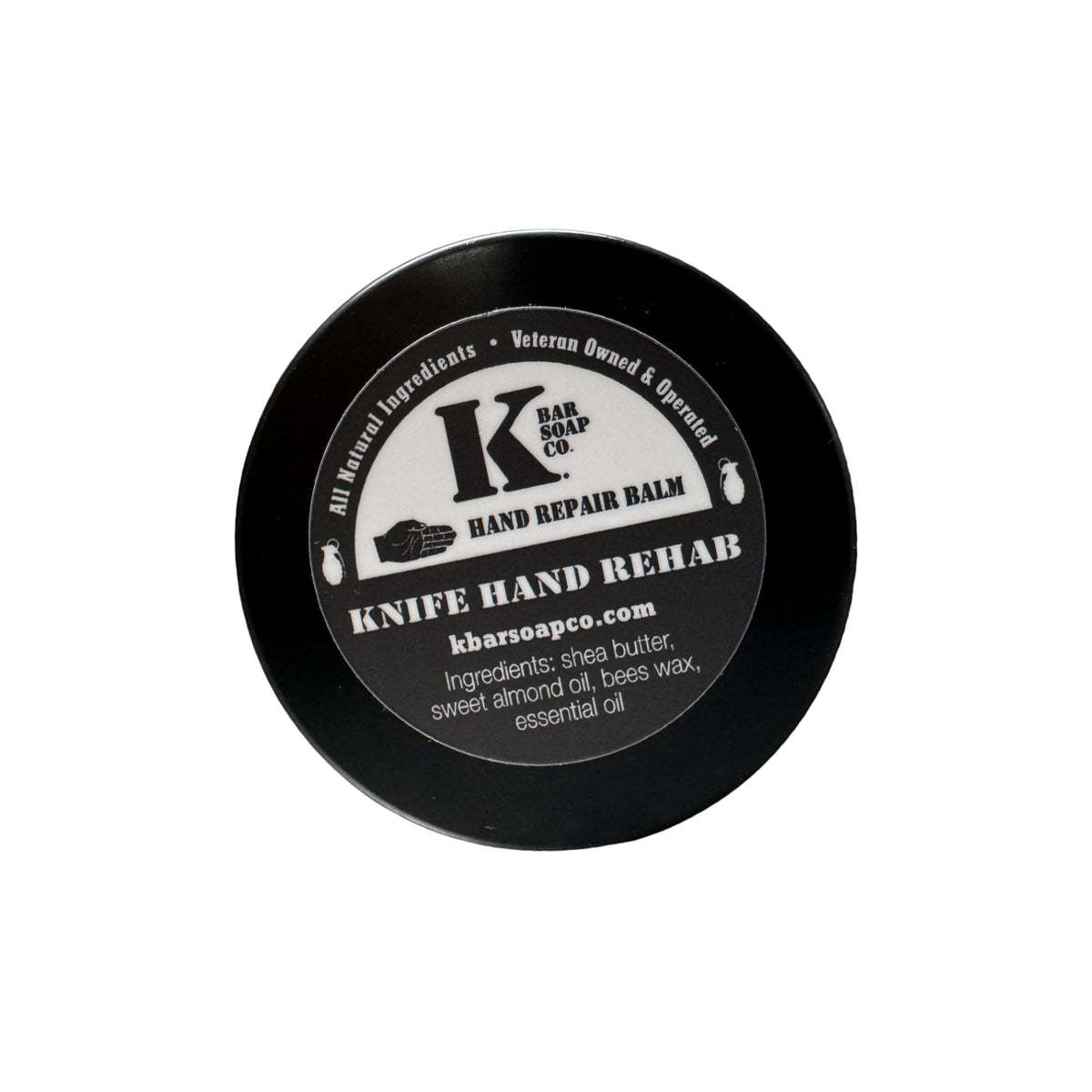 Knife Hand Natural Dry Skin Rehab & Repair Balm dry skin repair balm product photo – K Bar Soap Co
