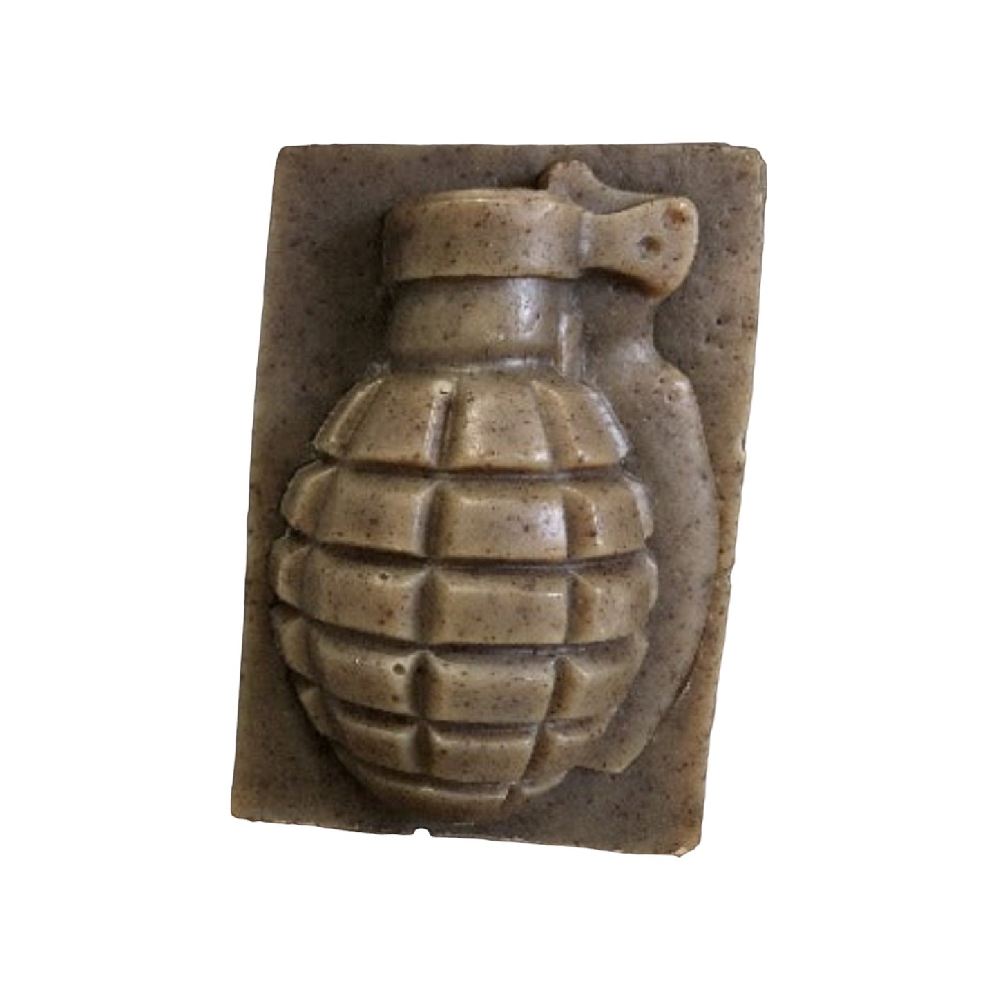 
                  
                    Lather-neck sandalwood natural grenade soap for men white background - K Bar Soap Co
                  
                