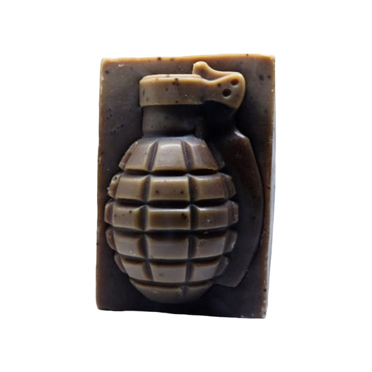 Coffee exfoliating soap bar.  All Natural vegan soap.  Made by Veteran Owned Company.