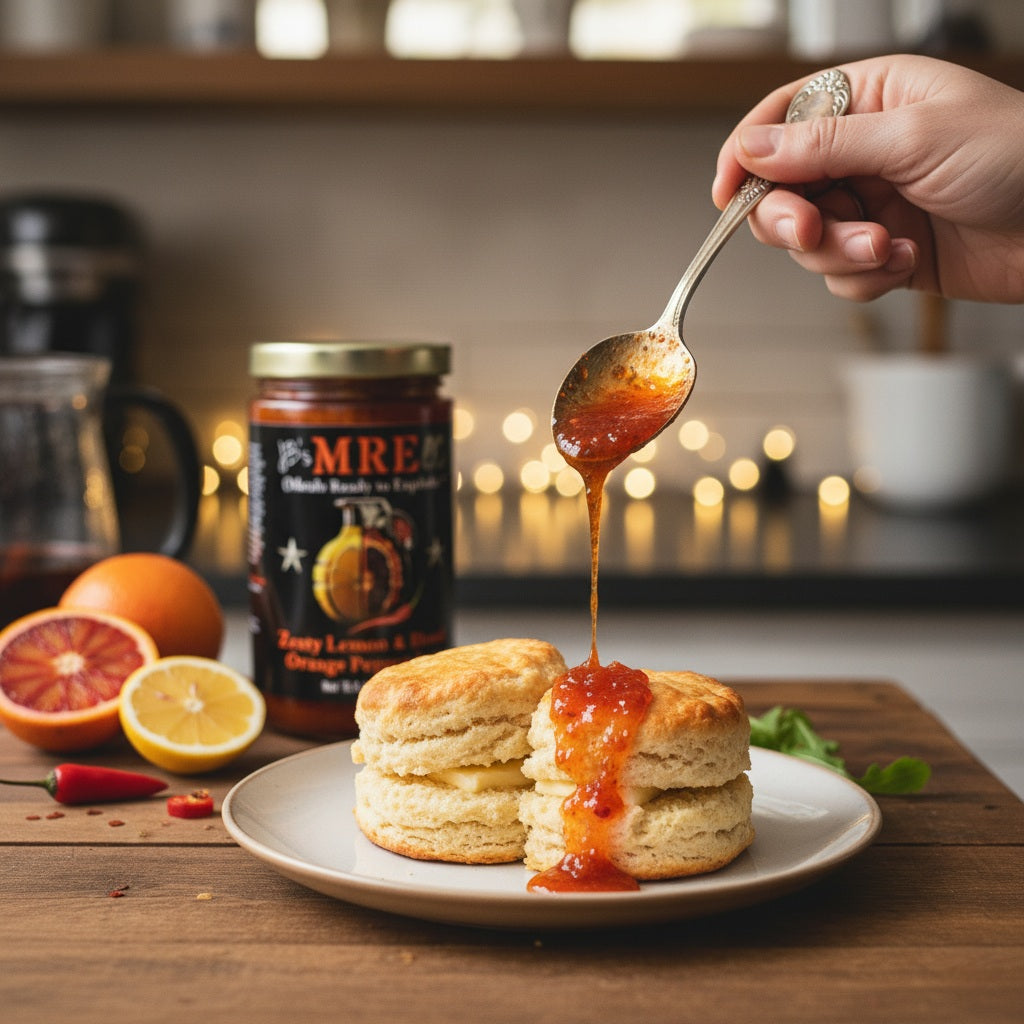 
                  
                    MRE Zesty Lemon & Blood Orange  Pepper Jam
                  
                