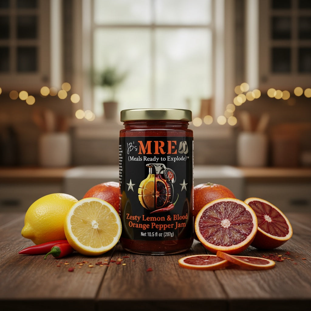 
                  
                    MRE Zesty Lemon & Blood Orange  Pepper Jam
                  
                