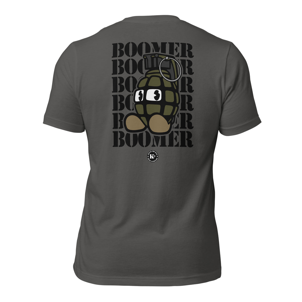 Boomer Backed Bella Canvas Unisex T grooming product product photo – K Bar Soap Co