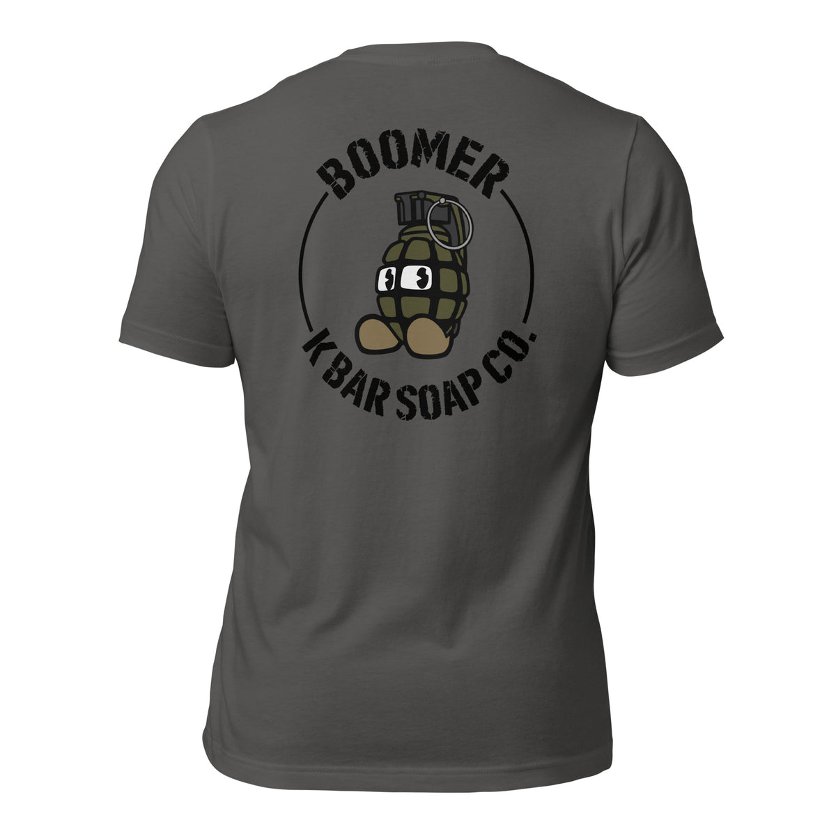 Boomer Logo Bella Canvas T grooming product product photo – K Bar Soap Co