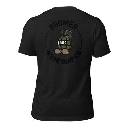 Boomer Logo Bella Canvas T grooming product product photo – K Bar Soap Co