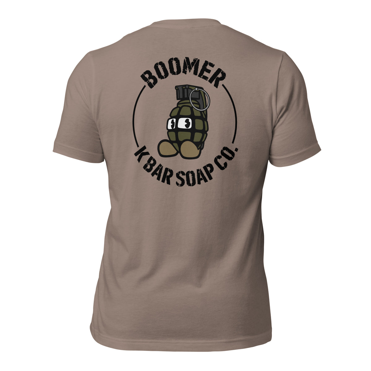 Boomer Logo Bella Canvas T grooming product product photo – K Bar Soap Co