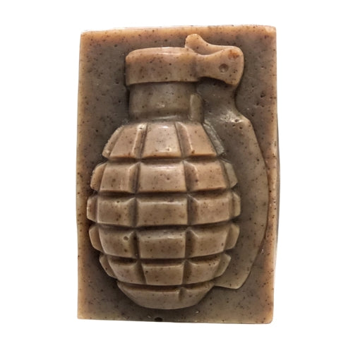 Whiskey & Bad Decisions Natural Grenade Soap (Spice, Vanilla)