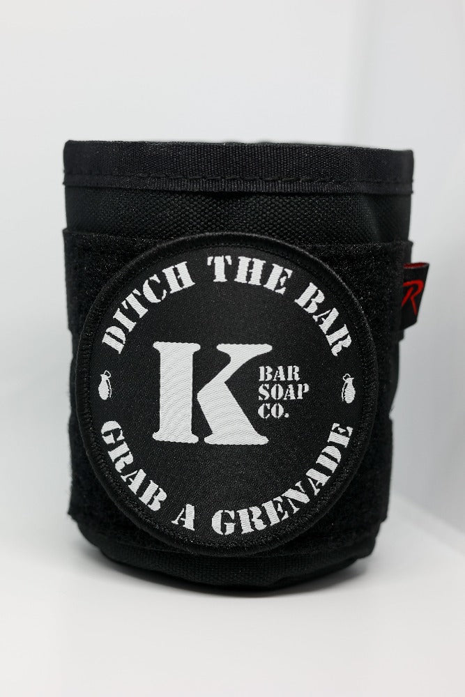 K Bar Soap Co Tactical MOLLE ready koozie
