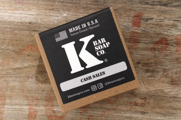 Cash Sales Natural Soap from K Bar