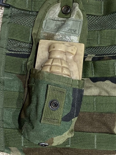 
                  
                    Chaos Grenade Soap in tactical pouch
                  
                