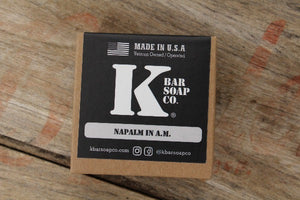Napalm in AM Natural Soap from K Bar